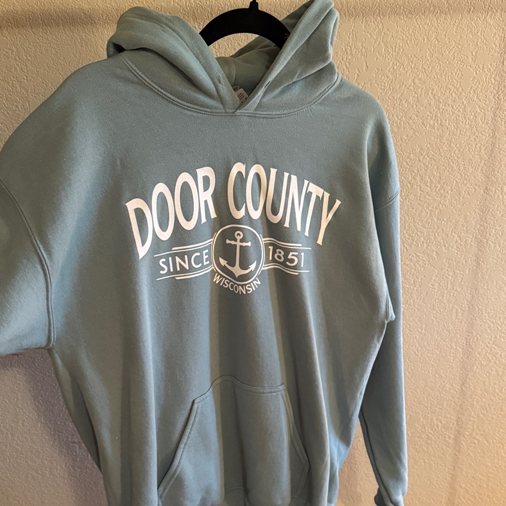 Teal Door County Hoodie